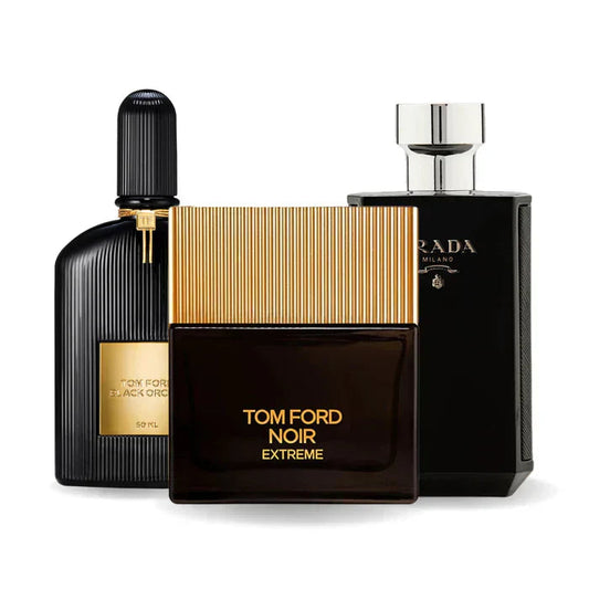 Cofanetto di 3 Profumi: BLACK ORCHID, NOIR EXTREME & PRADA INTENSE 100ml