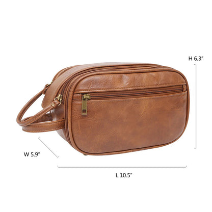 Borsa da toilette executive in pelle